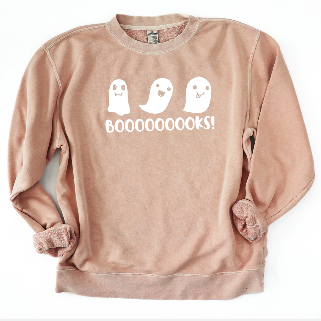 booooks premium pigment dyed crewneck sweatshirt