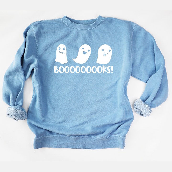 booooks premium pigment dyed crewneck sweatshirt