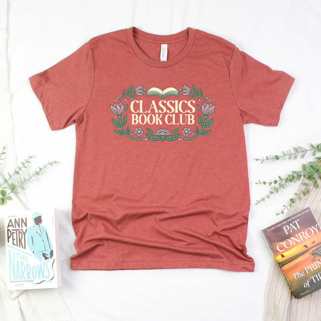 classics book club unisex tee