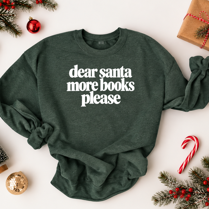 dear santa premium crewneck sweatshirt