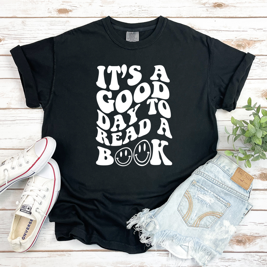 good day to read cotton tee