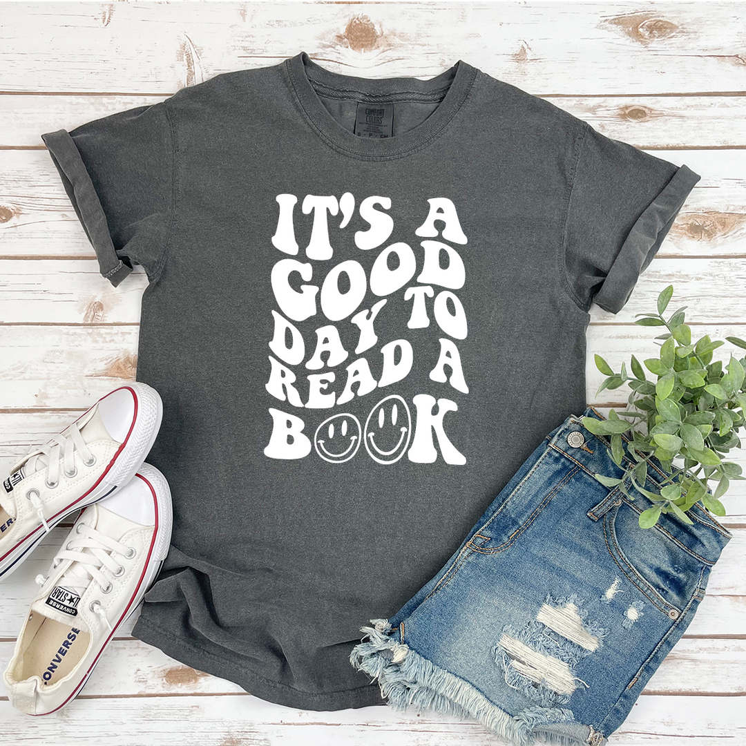 good day to read cotton tee