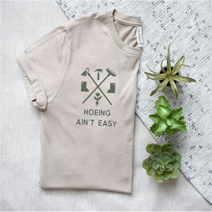 ain't easy green unisex tee