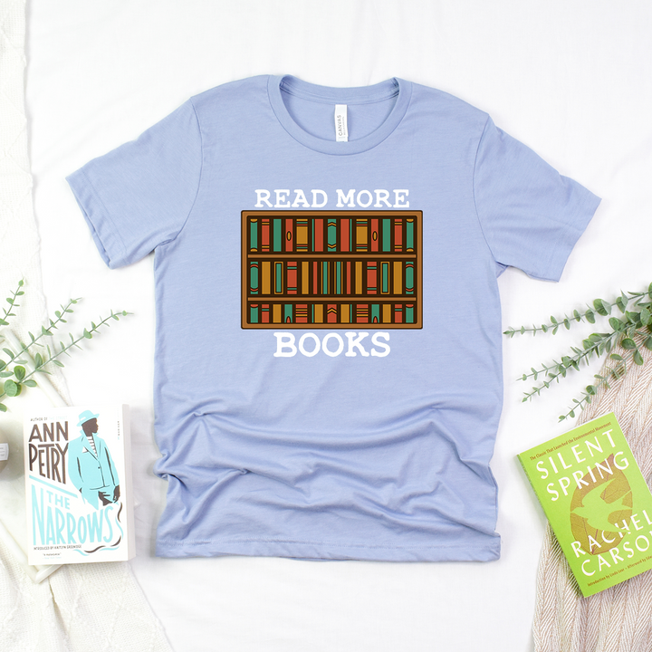 read more books shelf unisex tee