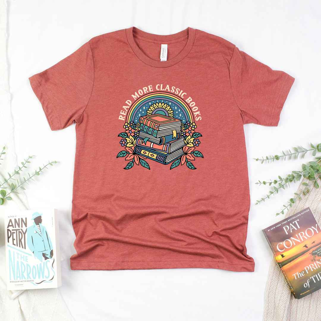 read more classic books unisex tee