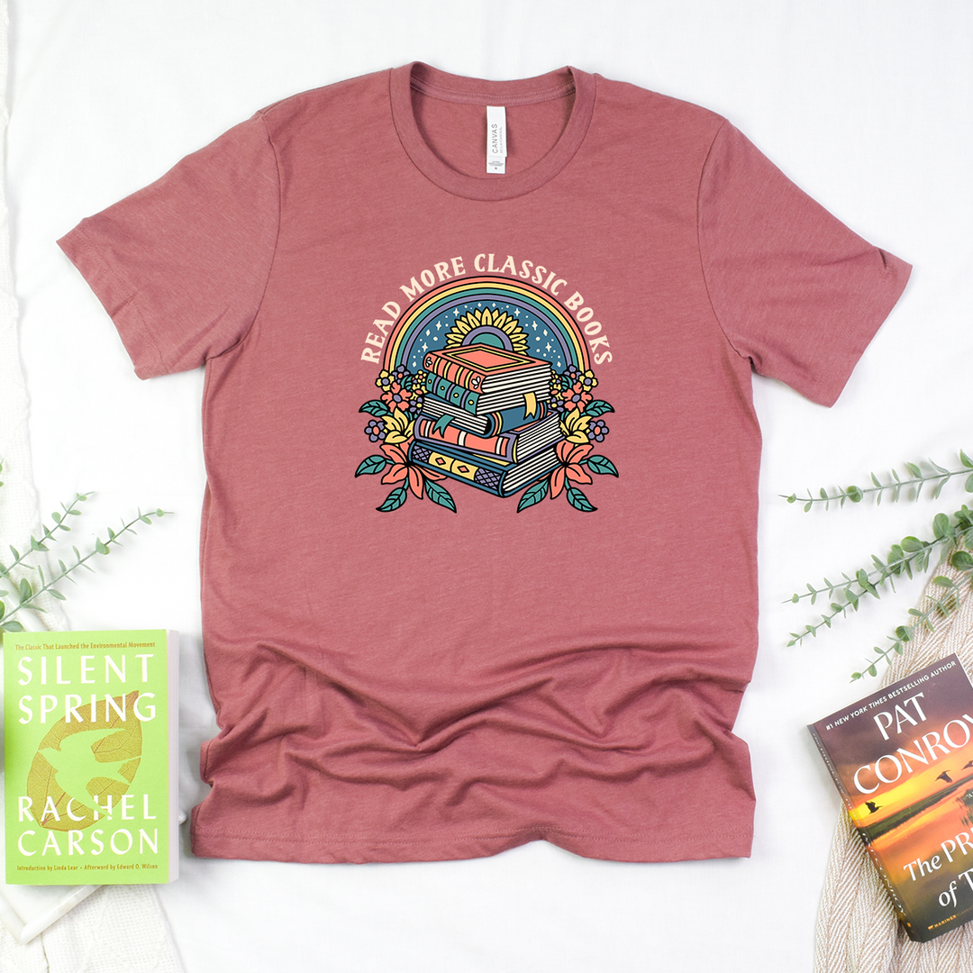 read more classic books unisex tee