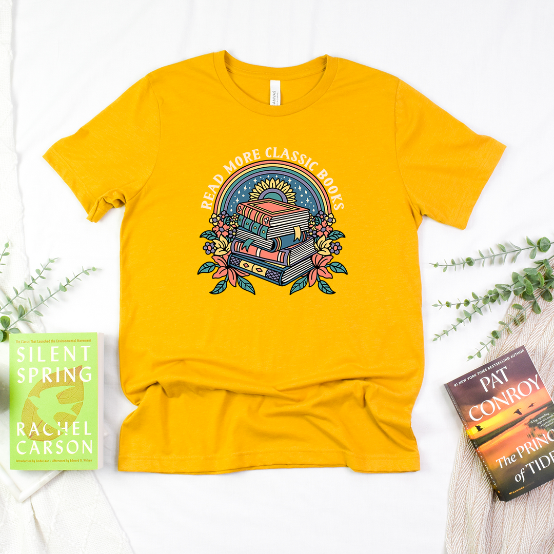 read more classic books unisex tee