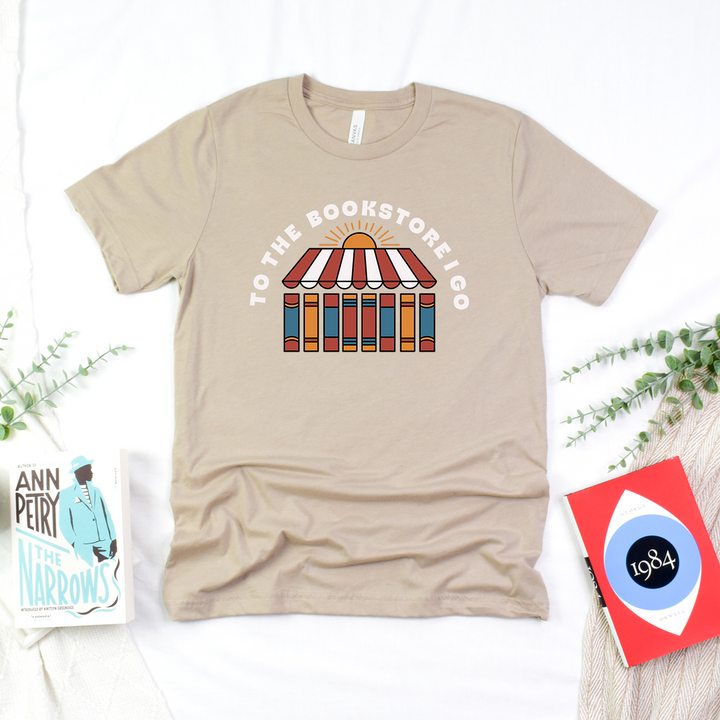 to the bookstore unisex tee