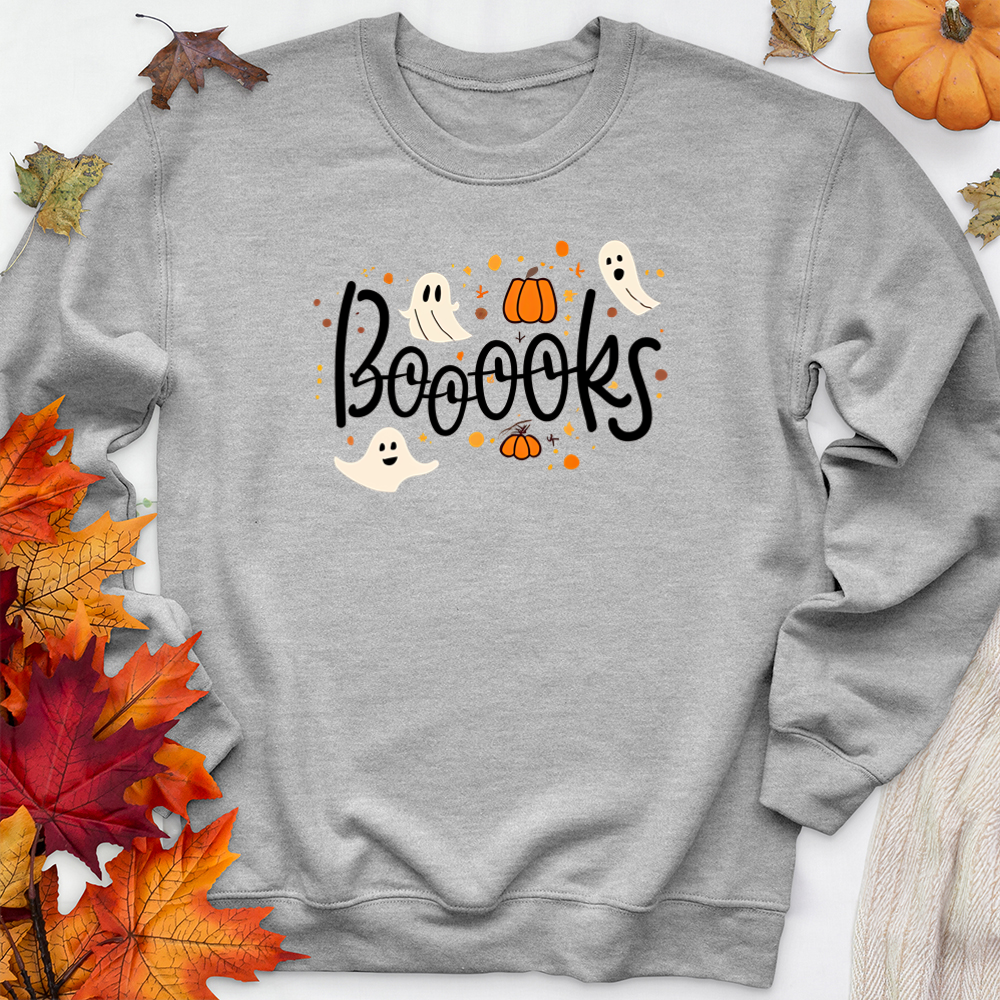 boooks small ghosts unisex crewneck sweatshirt