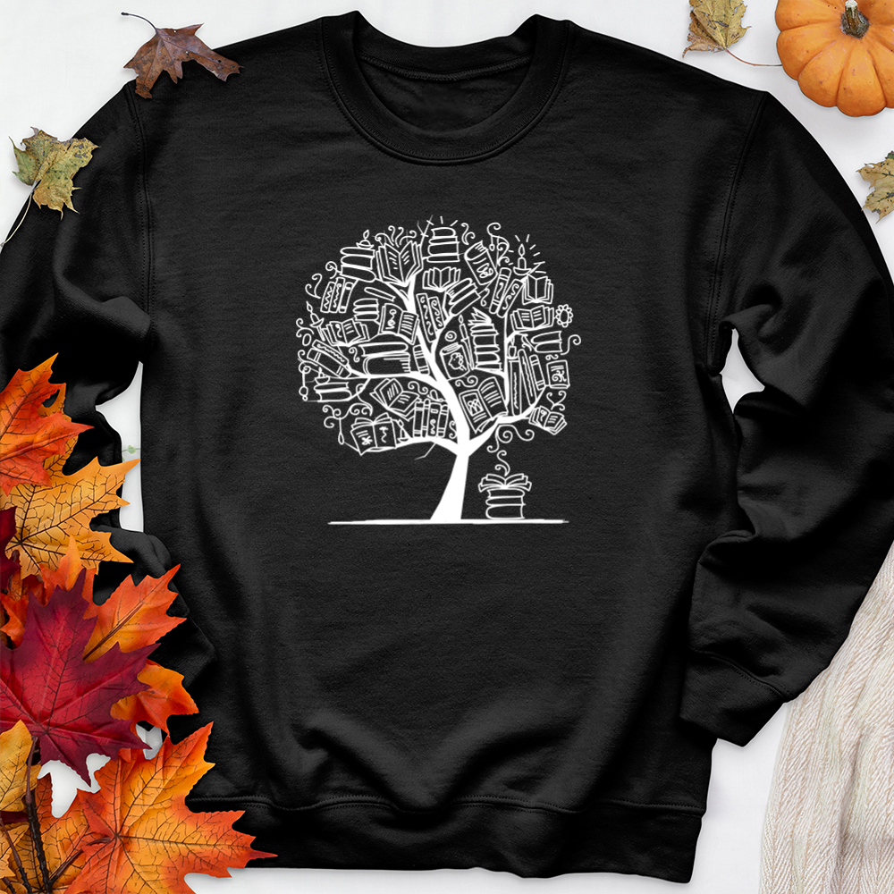 book tree premium crewneck sweatshirt