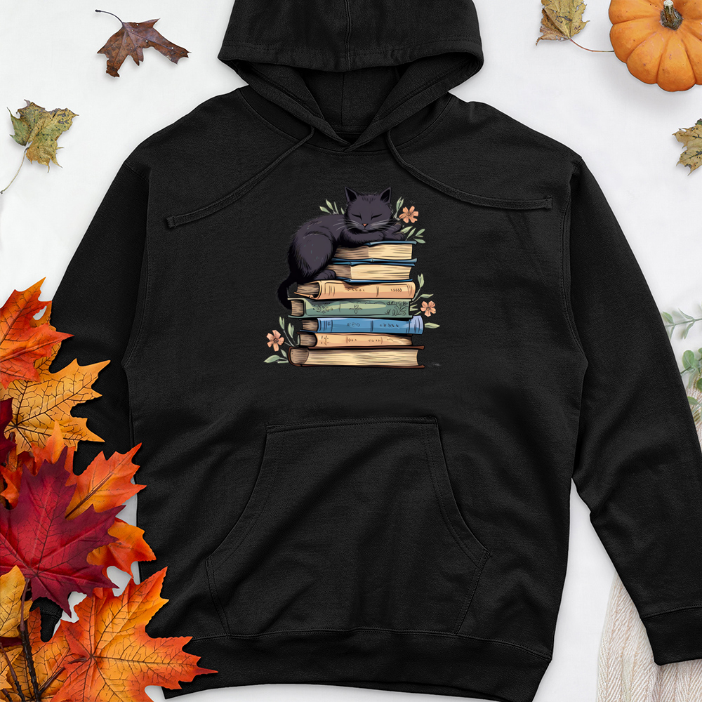 curl up and read premium hooded sweatshirt