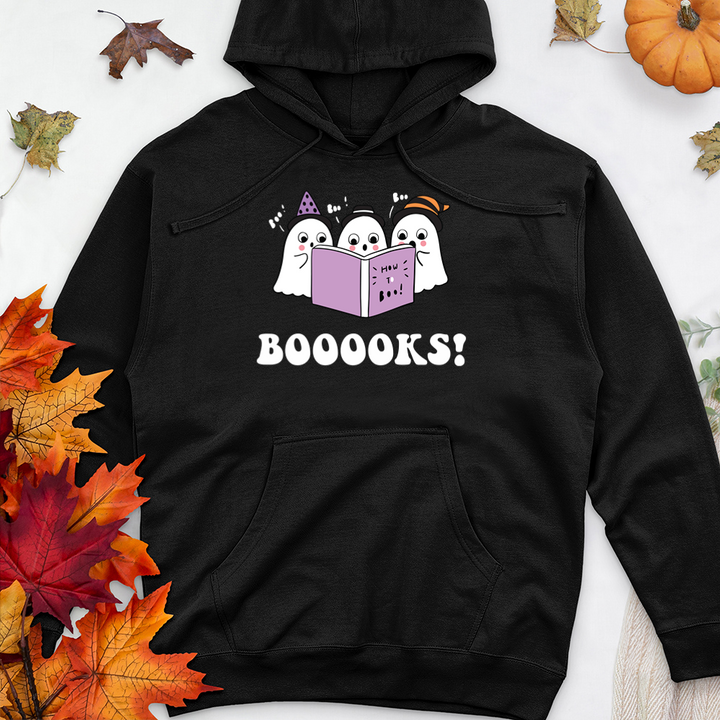 booooks color premium hooded sweatshirt
