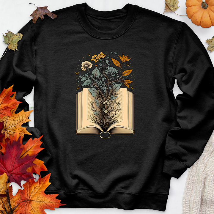 growing book premium crewneck sweatshirt