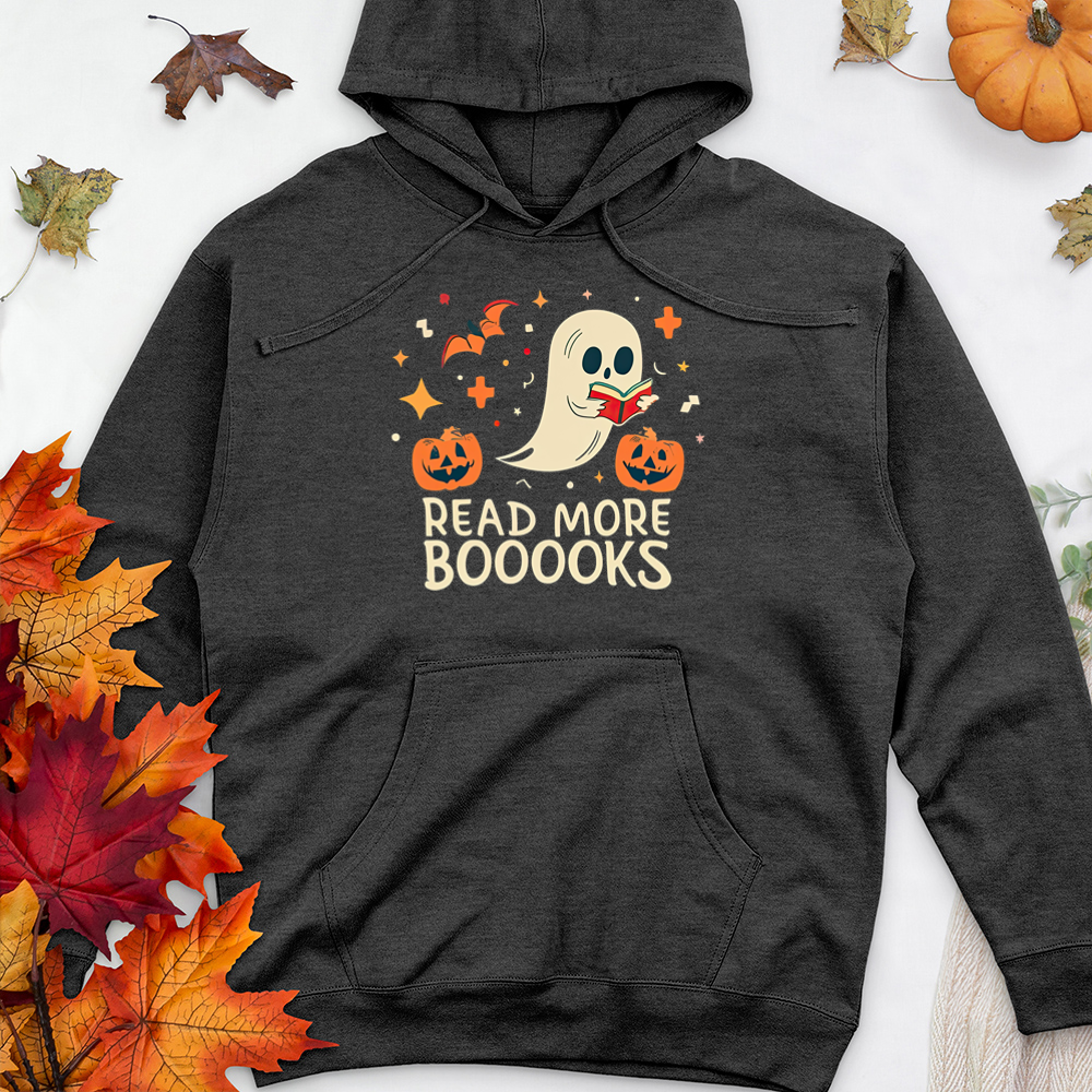haunted read more booooks premium hooded sweatshirt