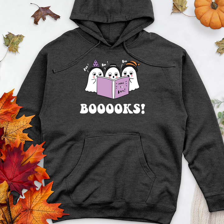 booooks color premium hooded sweatshirt