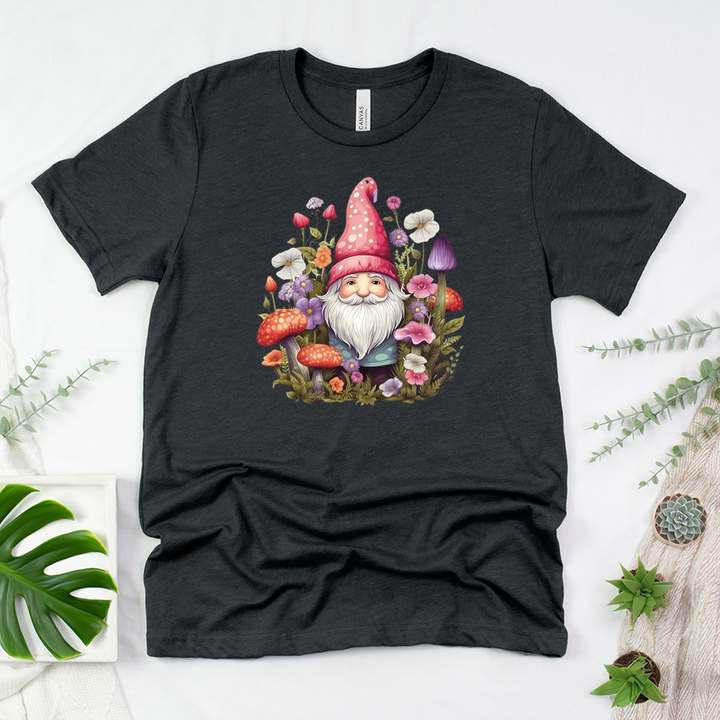 gnome secret garden unisex tee
