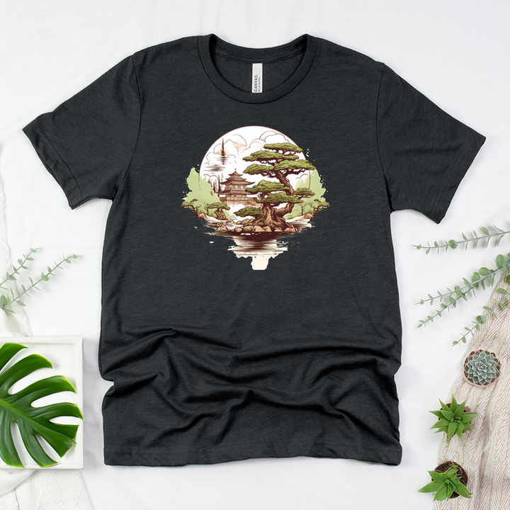 bonsai oasis unisex tee