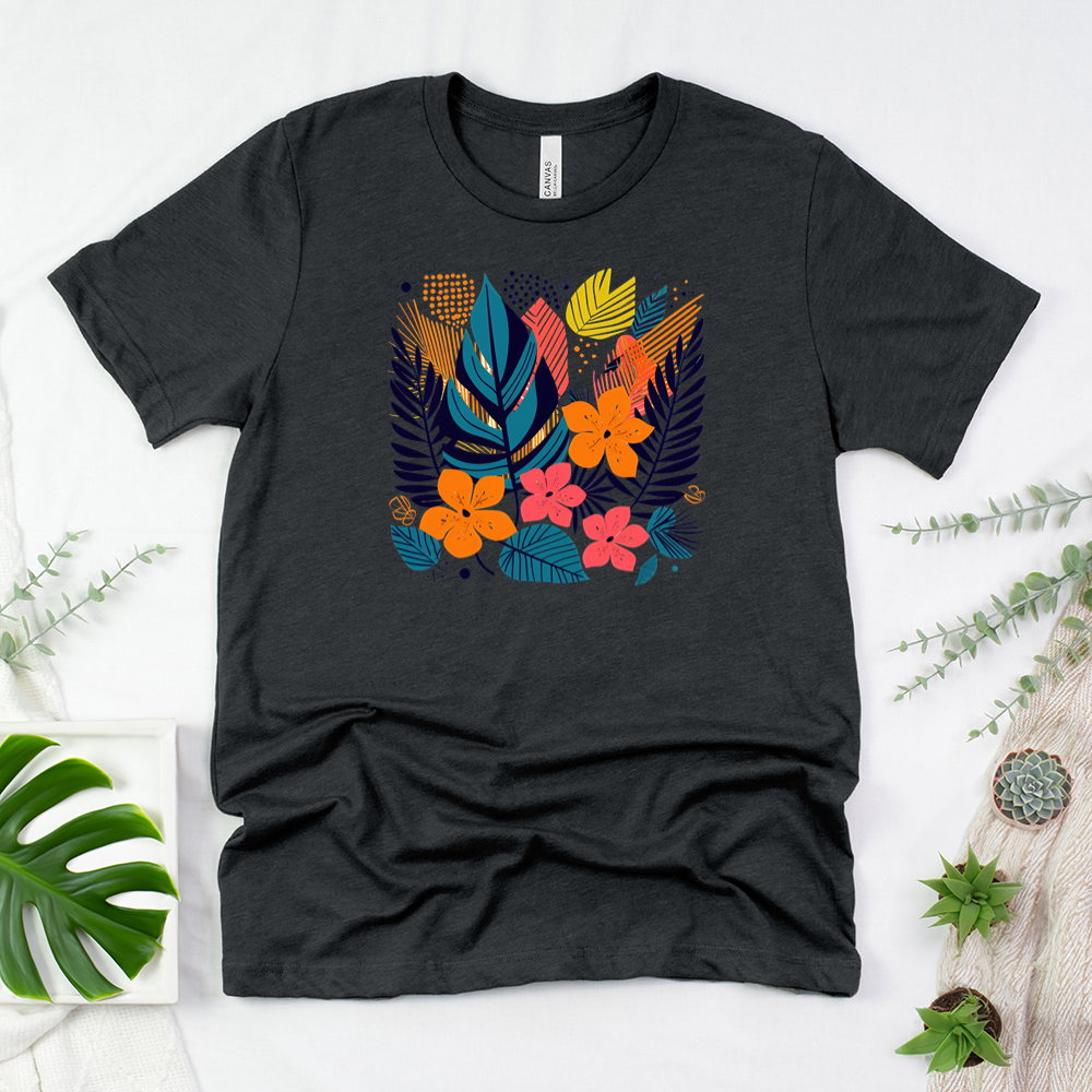 tropical oasis unisex tee