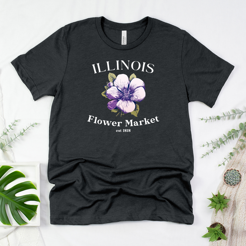 illinois flower market unisex tee