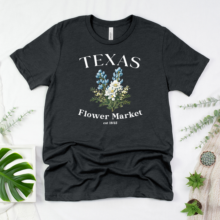 texas flower market unisex tee
