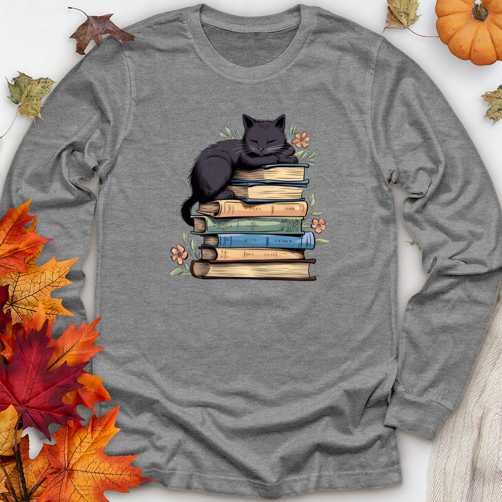 curl up and read unisex long sleeve tee