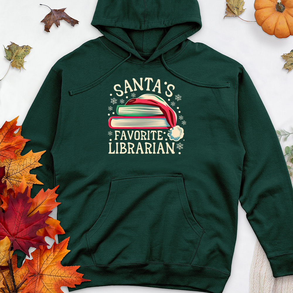 favorite librarian premium hooded sweatshirt