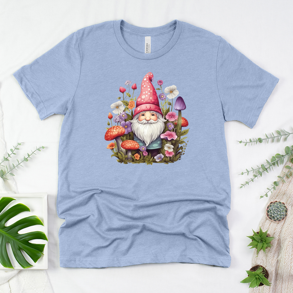 gnome secret garden unisex tee