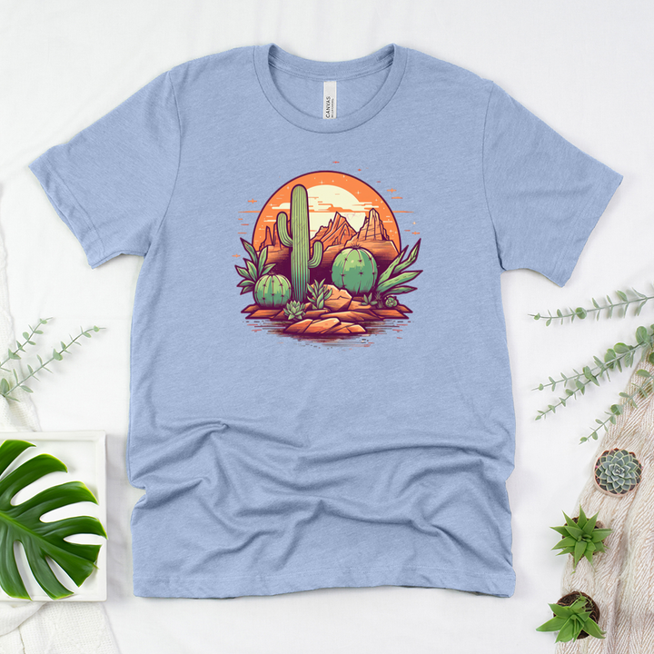 cactus mirage unisex tee