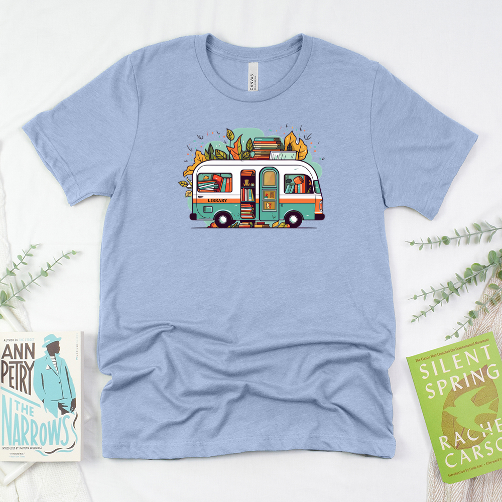 mobile library unisex tee