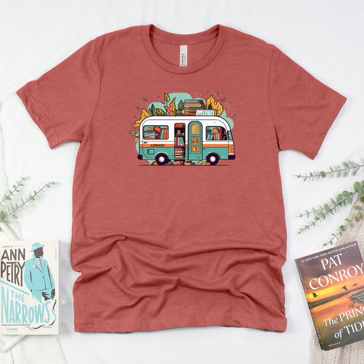 mobile library unisex tee