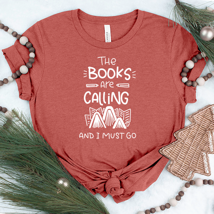 the books are calling unisex tee