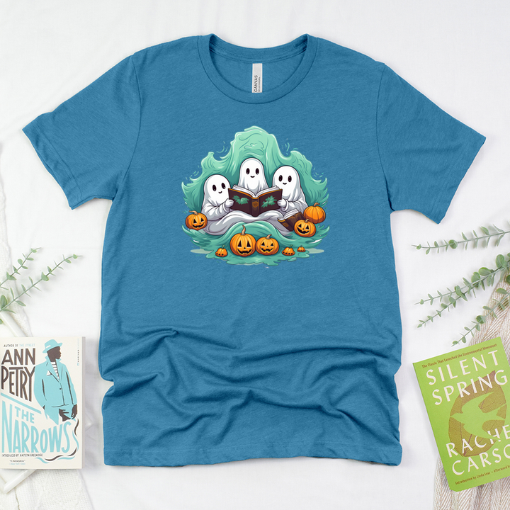 spooky book club unisex teex