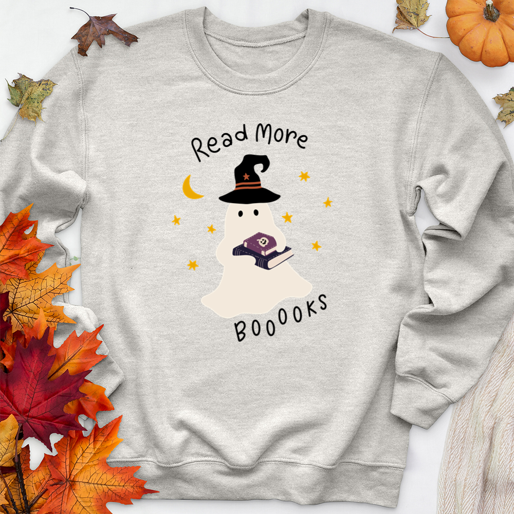 read more booooks premium crewneck sweatshirt