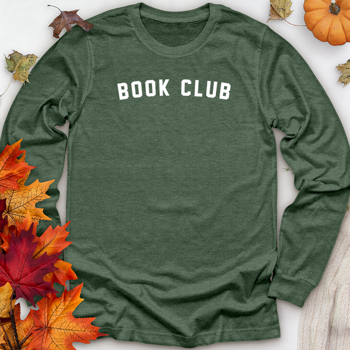 book club unisex long sleeve tee