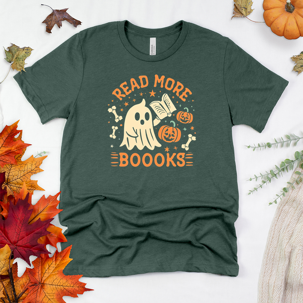 read more boooks autumn unisex tee