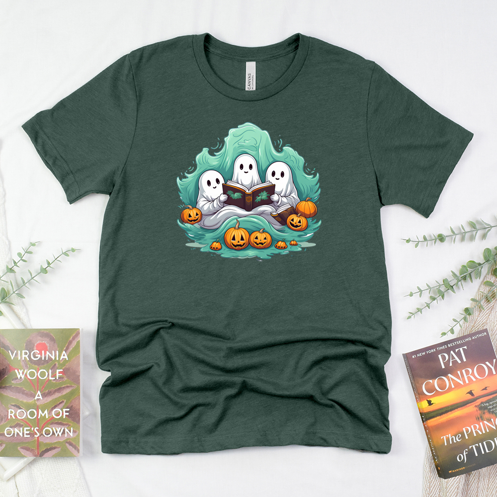 spooky book club unisex teex