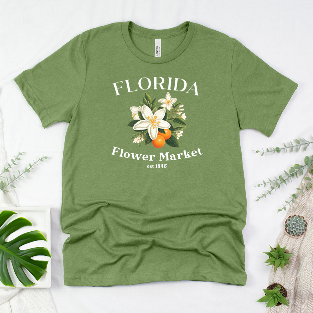 florida flower market unisex tee