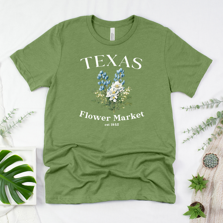 texas flower market unisex tee