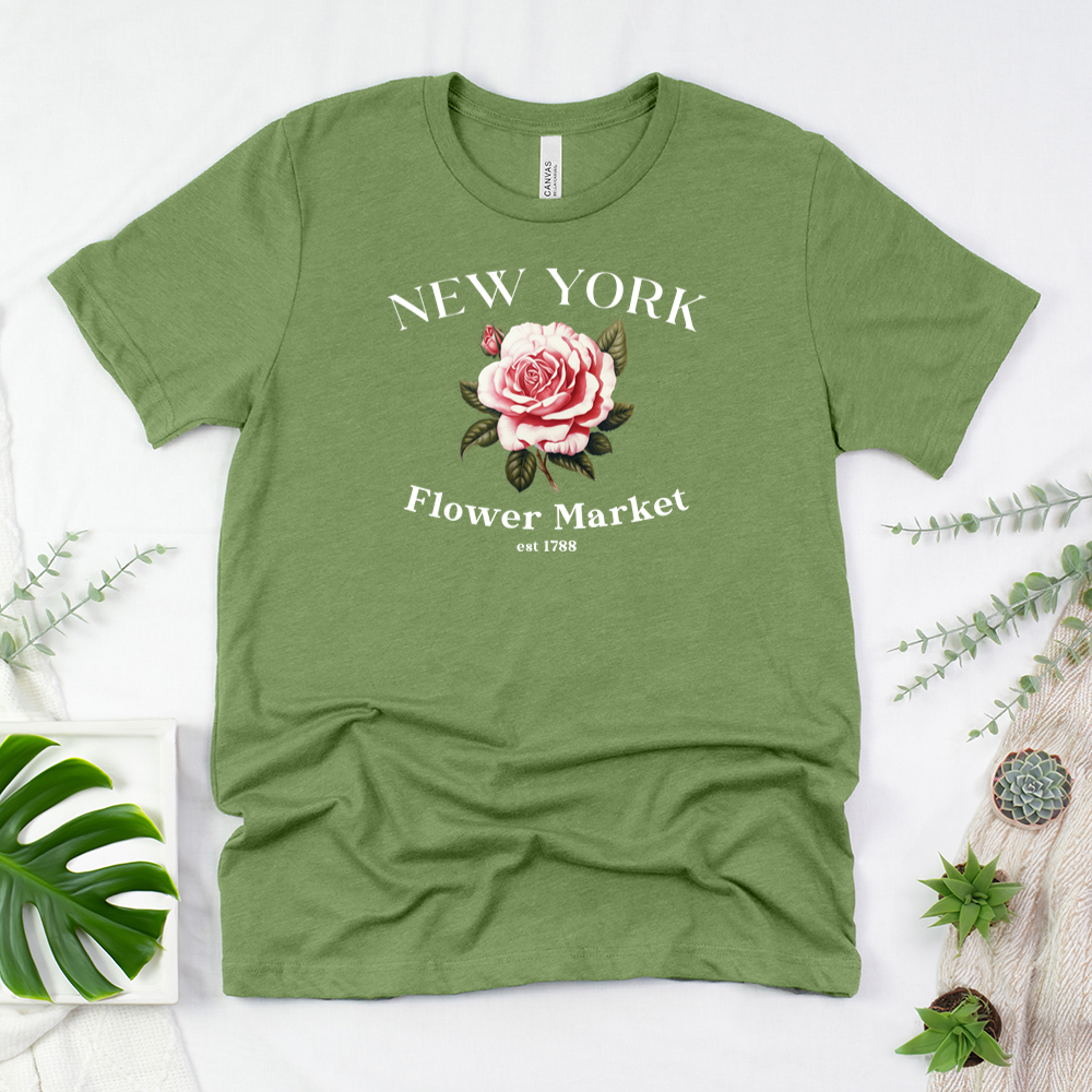 new york flower market unisex tee