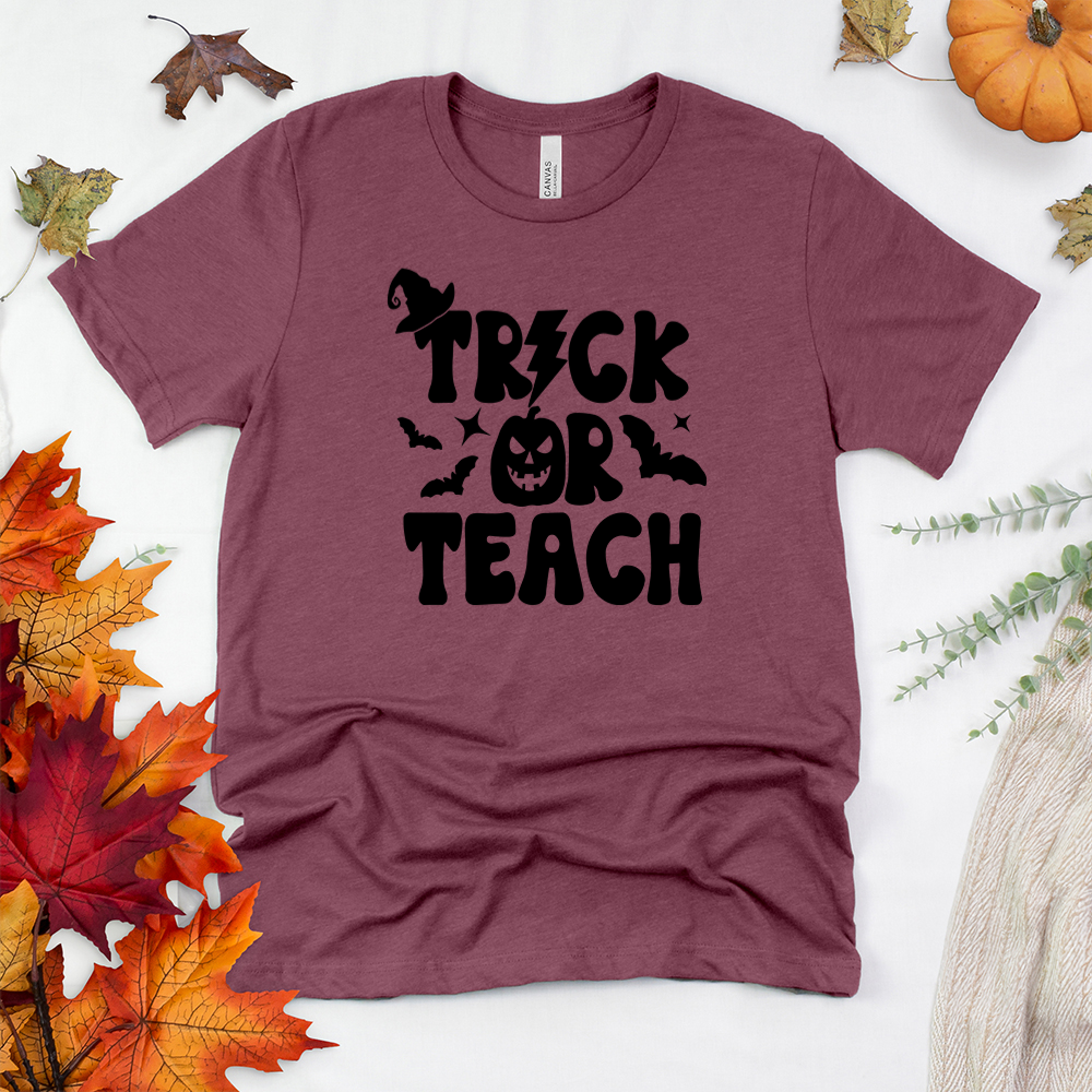 trick or teach unisex tee