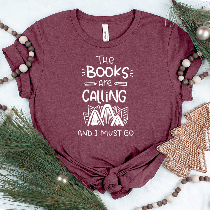 the books are calling unisex tee