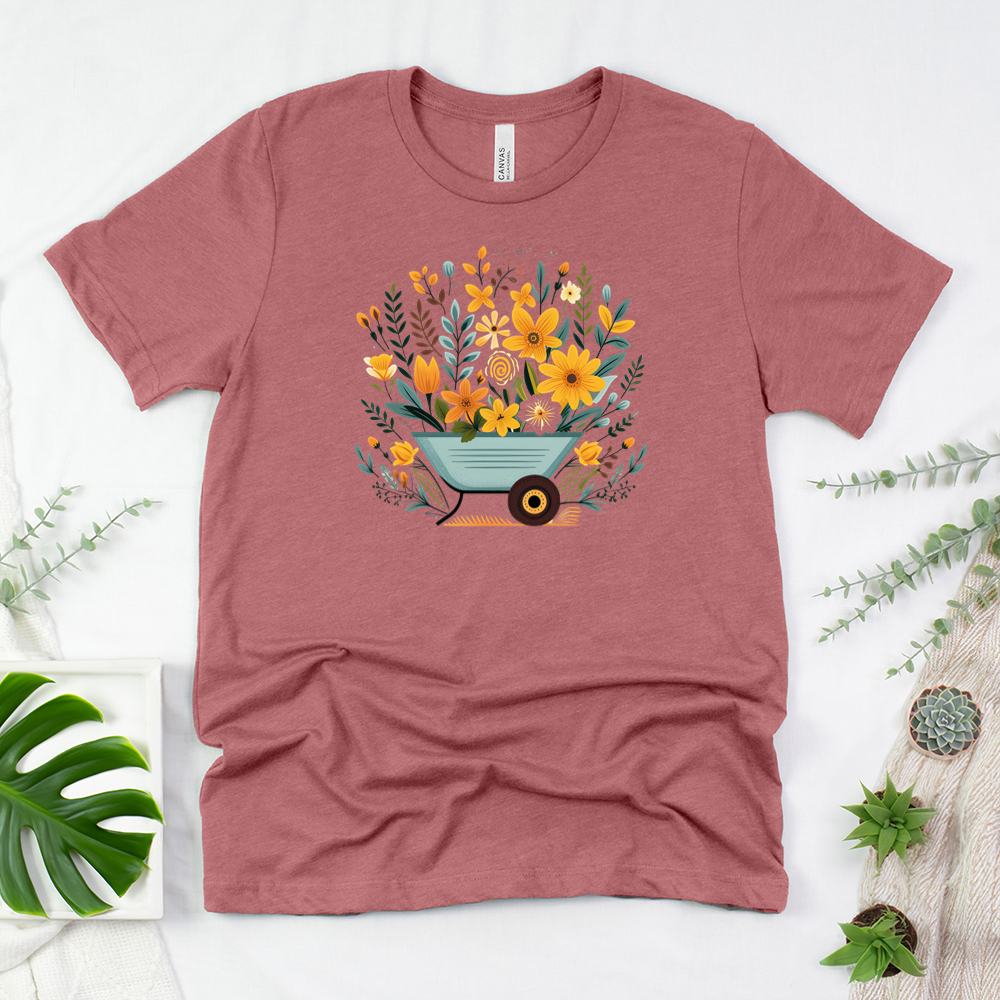 floral cruiser unisex tee