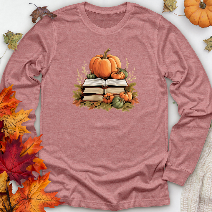 pumpkin pages unisex long sleeve tee