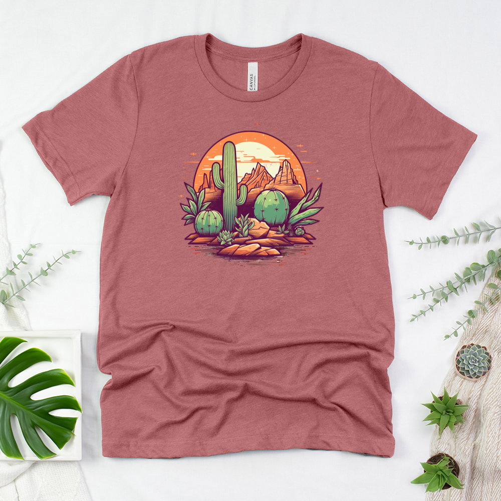 cactus mirage unisex tee