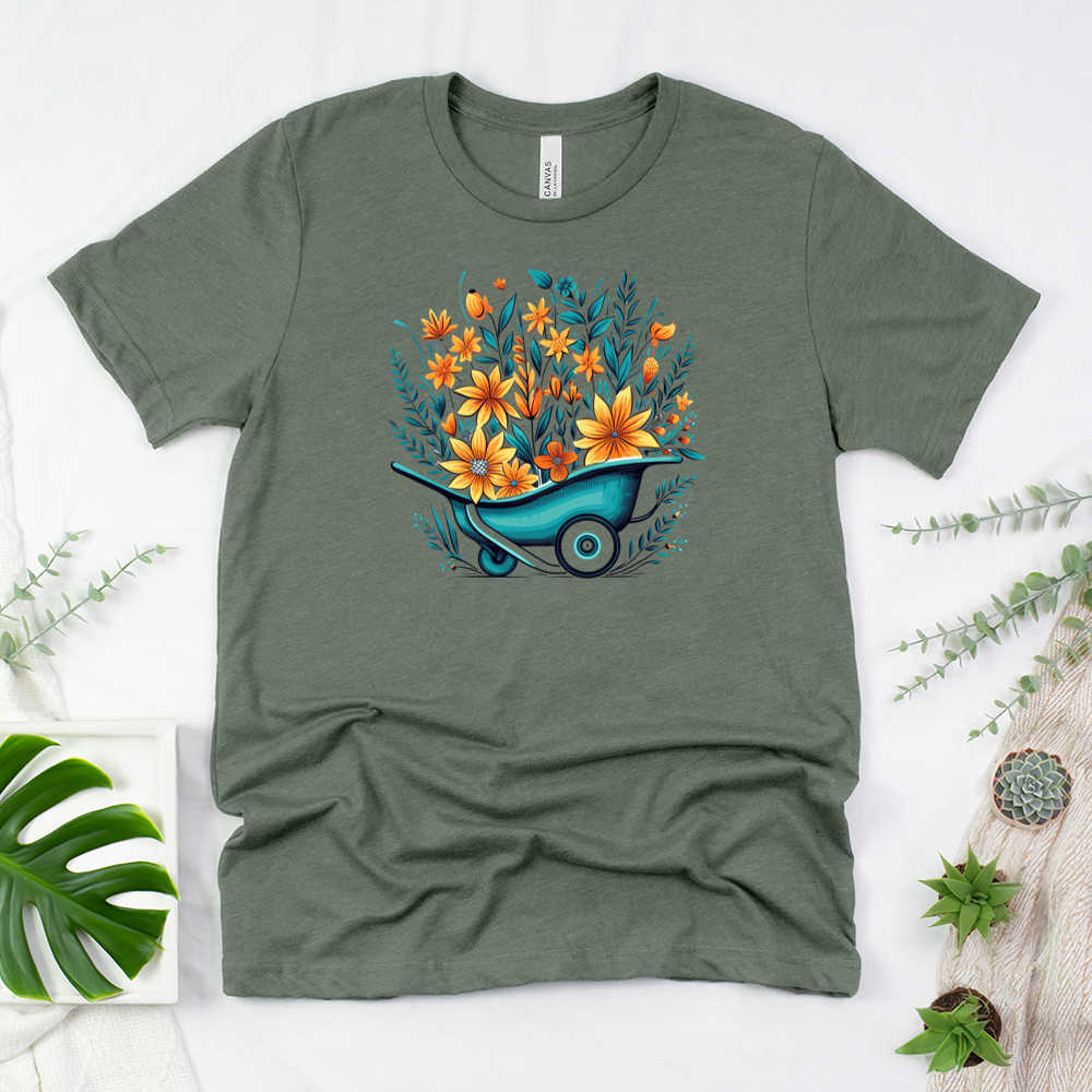 blossom cart unisex tee