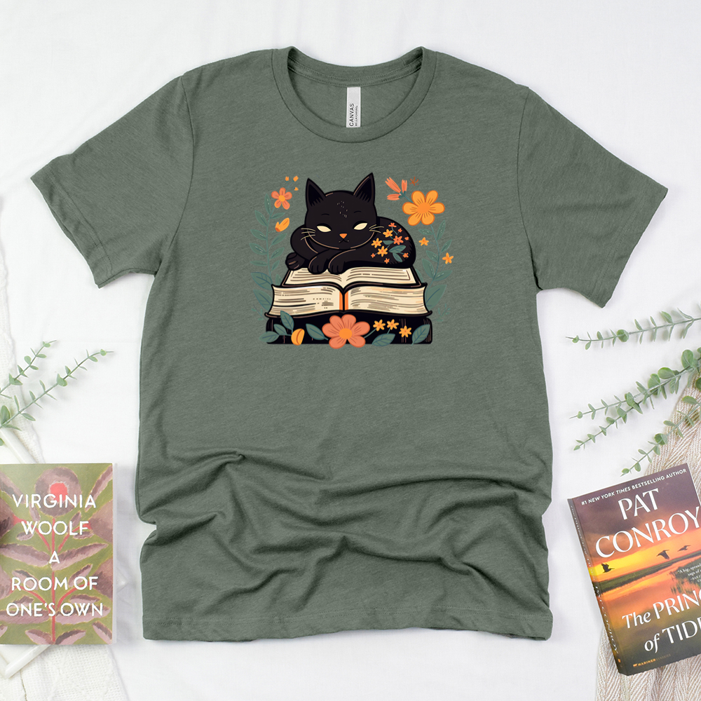 cats and chapters unisex tee