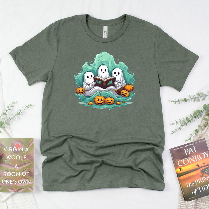 spooky book club unisex teex