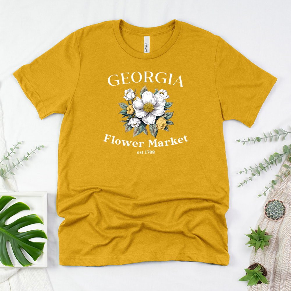 georgia flower market unisex tee