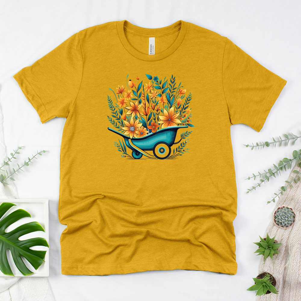 blossom cart unisex tee