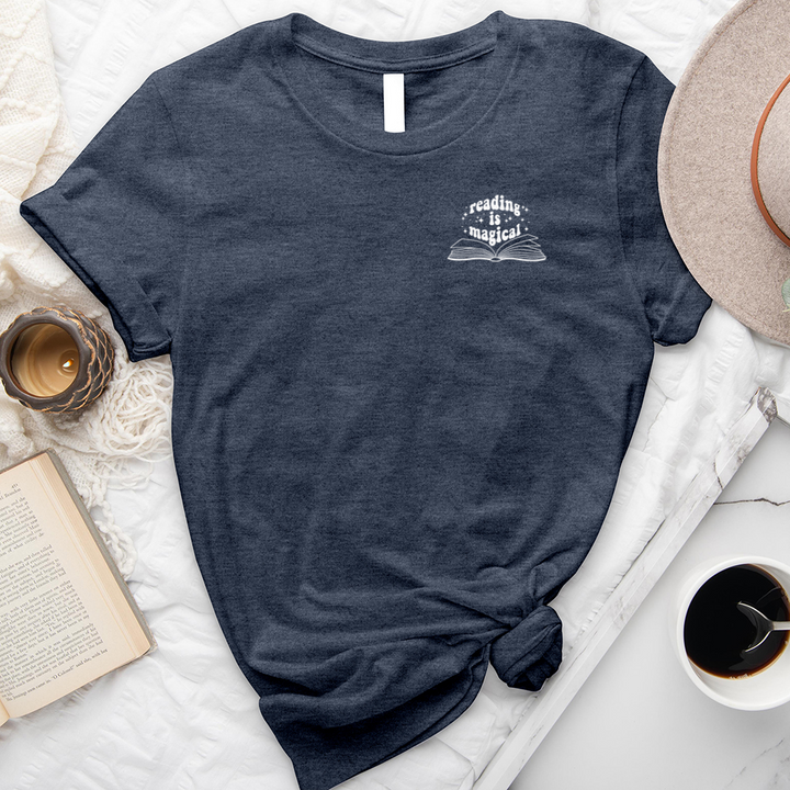 pocket magical reading unisex tee